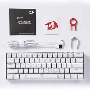 Redragon K630 Dragonborn 60% Hot-Swappable RGB Mechanical Gaming Keyboard